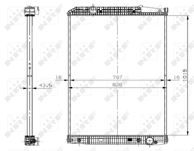 NRF Radiateur 509578X