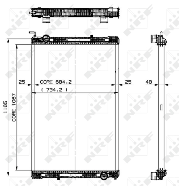 NRF Radiateur 509885