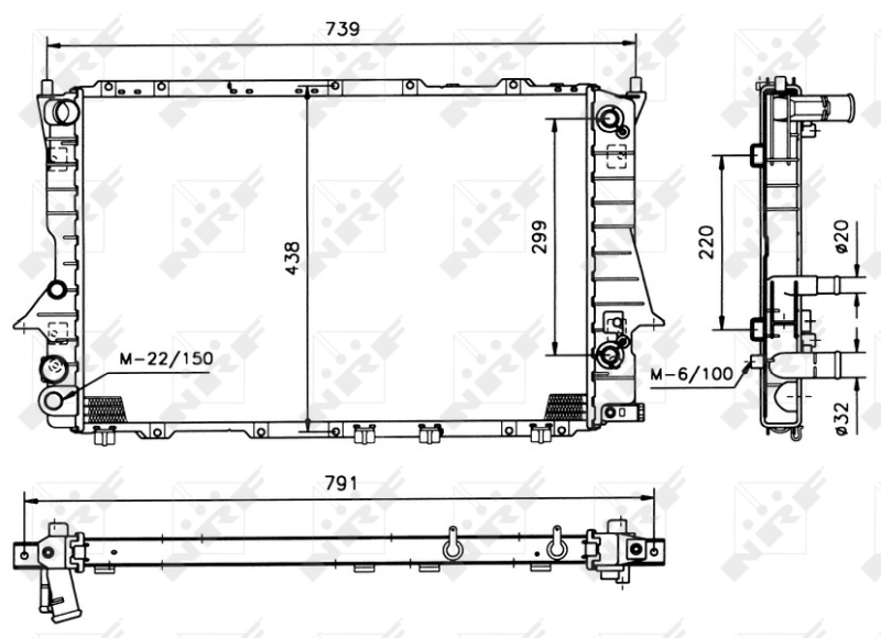 NRF Radiateur 51317