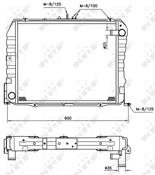 NRF Radiateur 513962