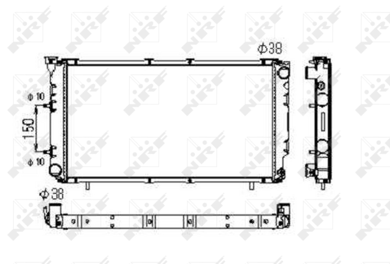 NRF Radiateur 516671