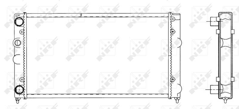 NRF Radiateur 519501