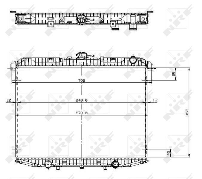 NRF Radiateur 519533