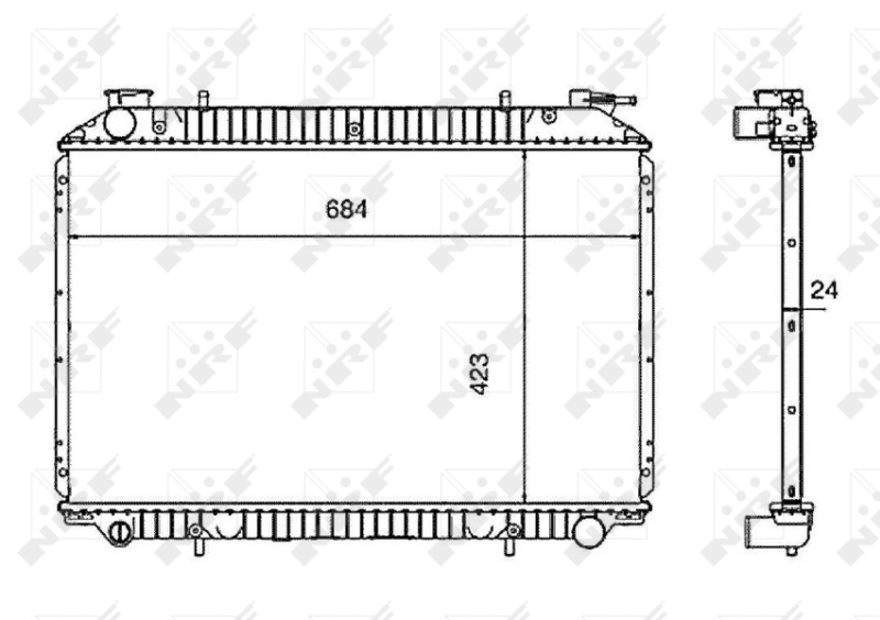 NRF Radiateur 519534