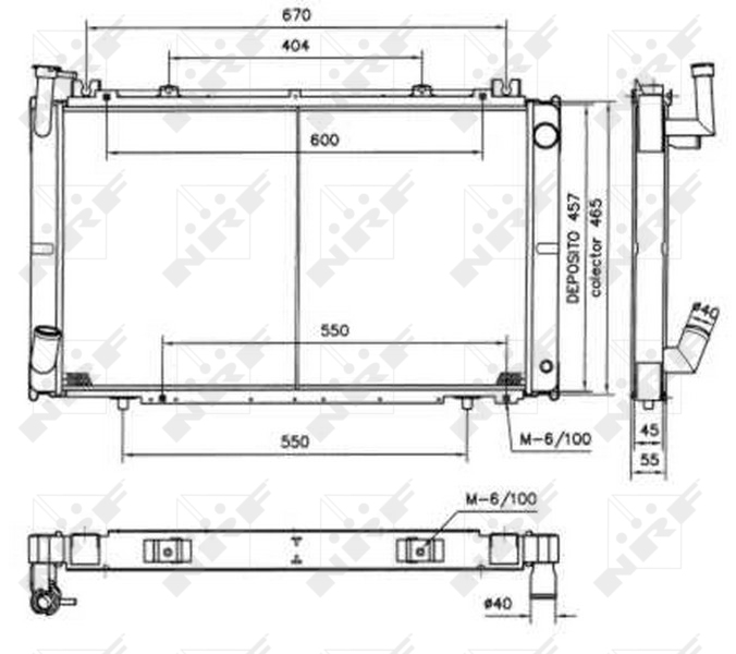 NRF Radiateur 52154