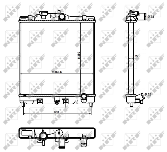 NRF Radiateur 526356