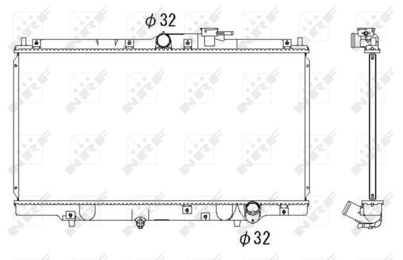 NRF Radiateur 526717