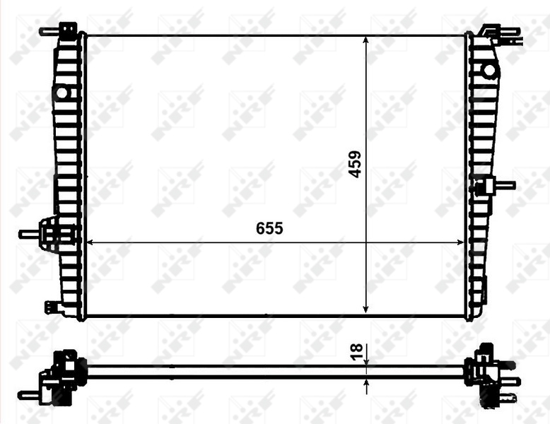 NRF Radiateur 53011