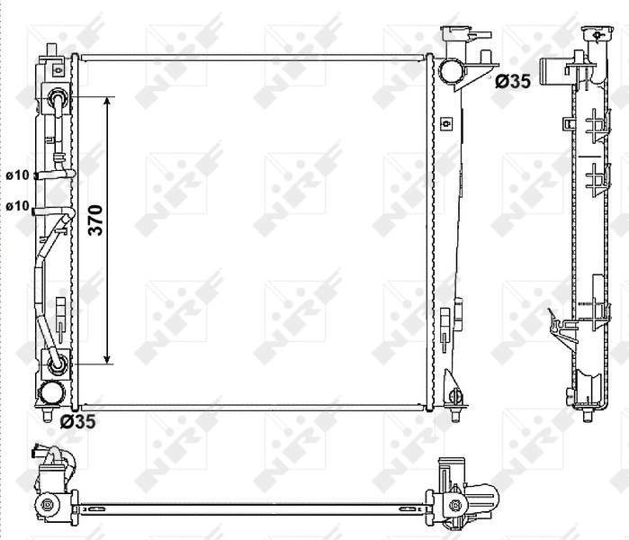 NRF Radiateur 53053