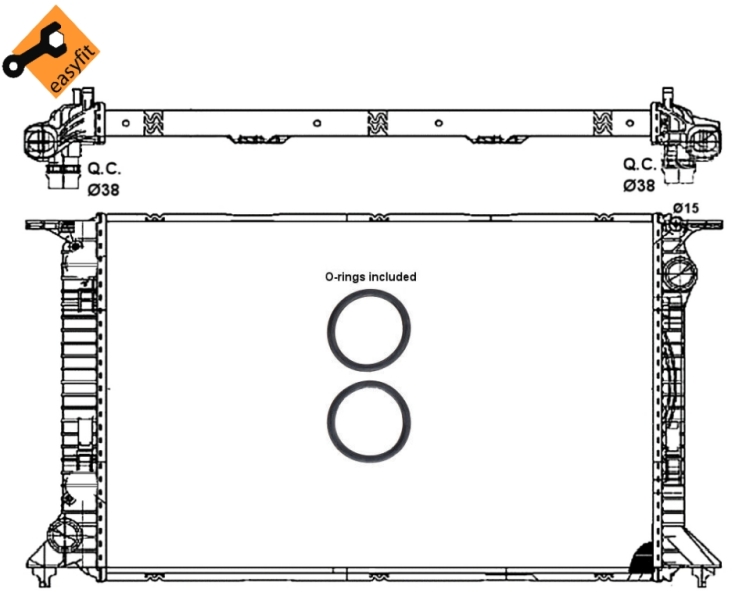 NRF Radiateur 53064