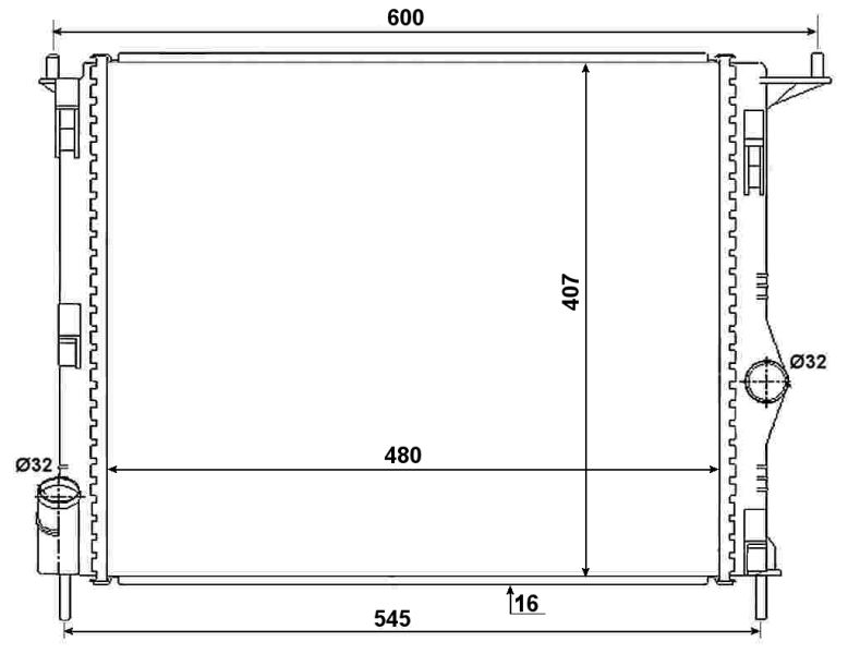 NRF Radiateur 53069A