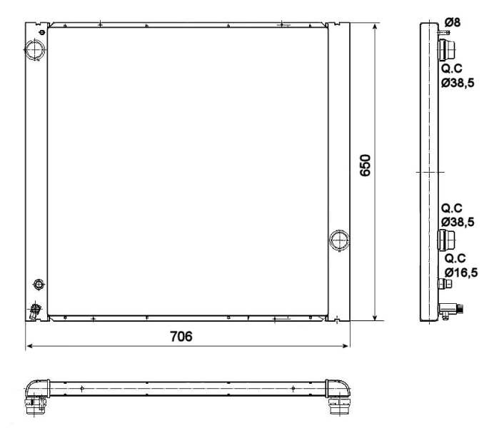 NRF Radiateur 53099