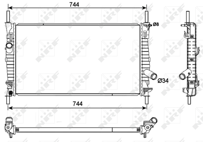 NRF Radiateur 53111