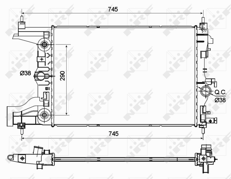 NRF Radiateur 53122