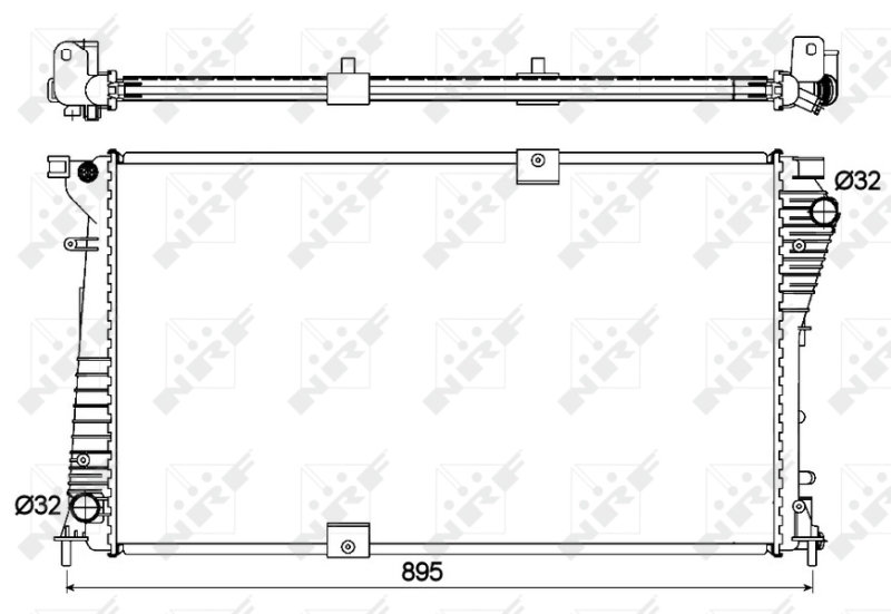 NRF Radiateur 53123