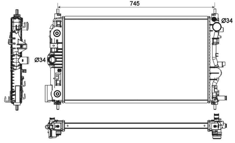 NRF Radiateur 53131