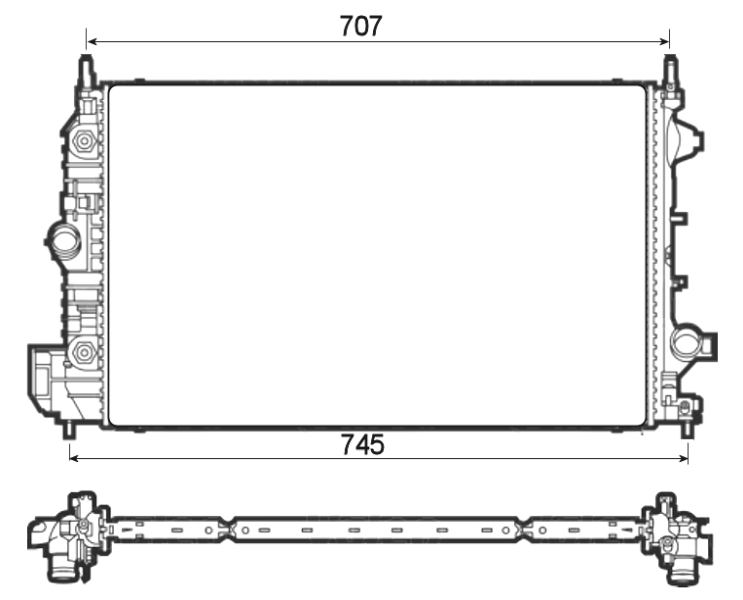 NRF Radiateur 53132