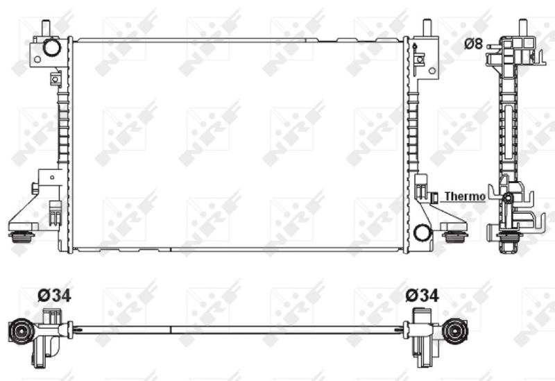 NRF Radiateur 53160