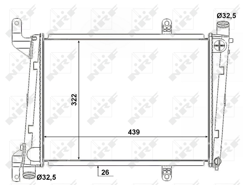 NRF Radiateur 53193