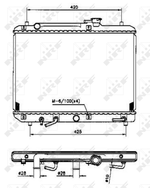 NRF Radiateur 53208