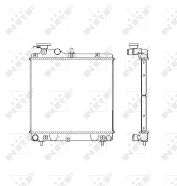 NRF Radiateur 53257