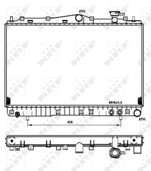 NRF Radiateur 53259