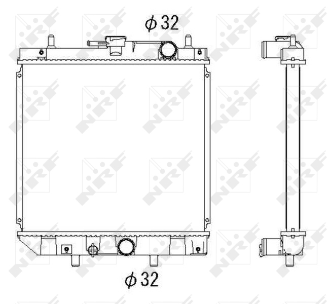 NRF Radiateur 53276