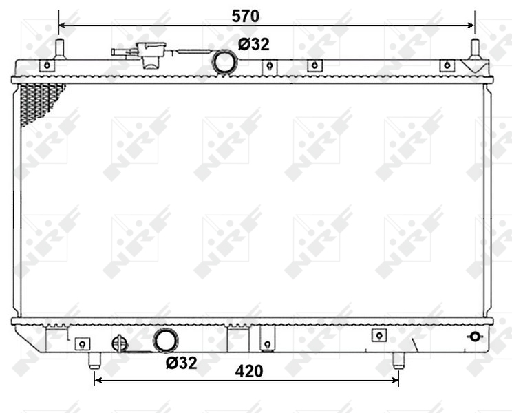 NRF Radiateur 53277