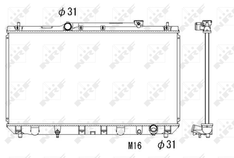 NRF Radiateur 53307