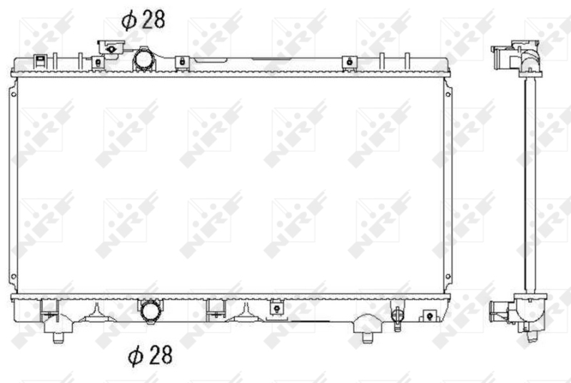 NRF Radiateur 53338