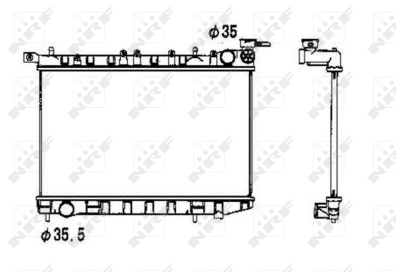 NRF Radiateur 53341