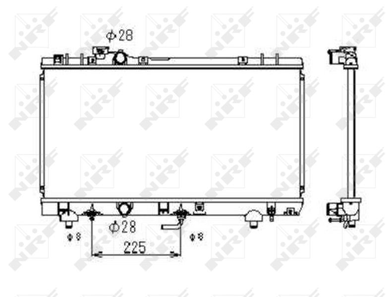 NRF Radiateur 53349