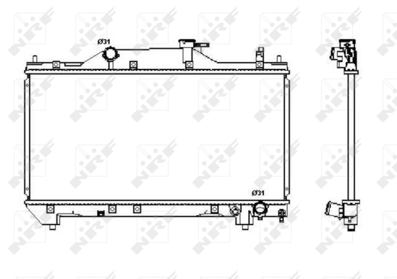 NRF Radiateur 53380