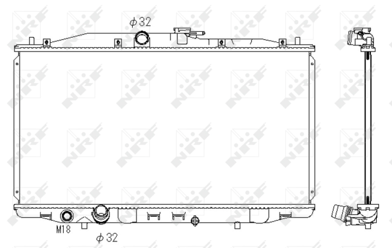 NRF Radiateur 53392