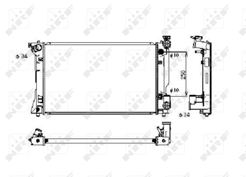 NRF Radiateur 53395