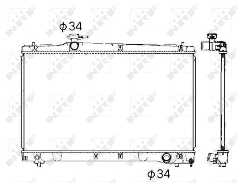 NRF Radiateur 53401