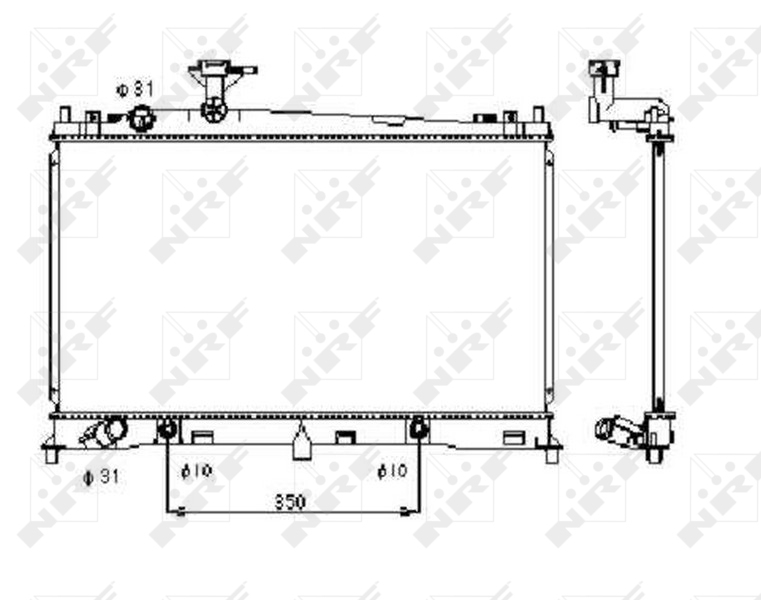 NRF Radiateur 53410