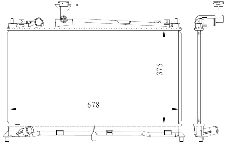 NRF Radiateur 53411