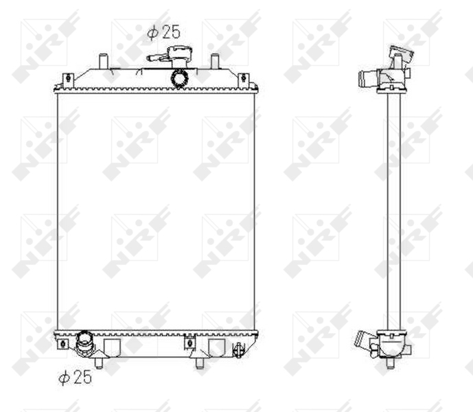 NRF Radiateur 53413