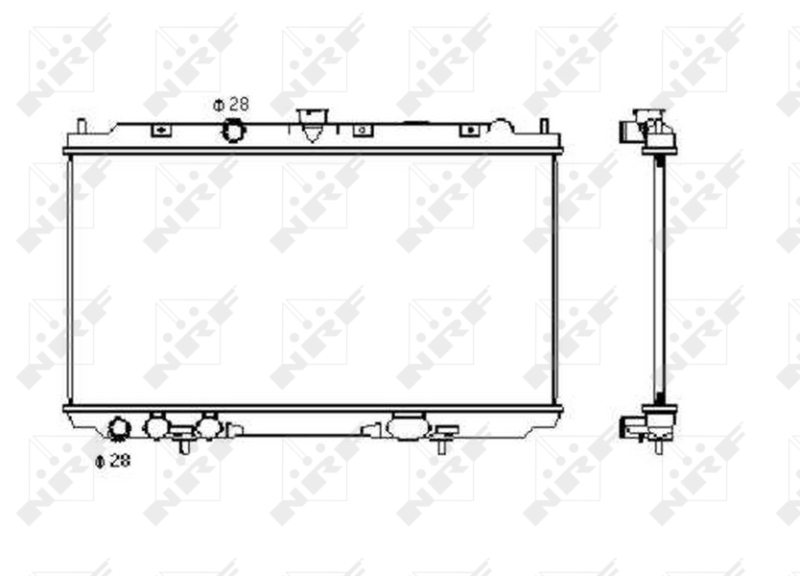 NRF Radiateur 53427