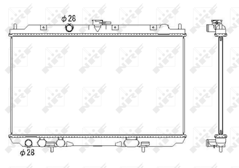 NRF Radiateur 53435