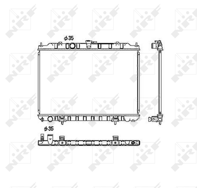 NRF Radiateur 53452