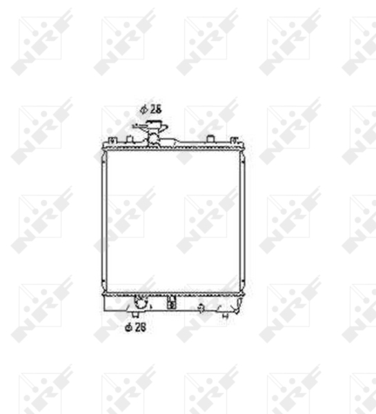 NRF Radiateur 53456