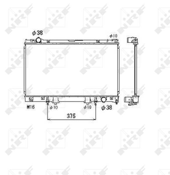 NRF Radiateur 53468