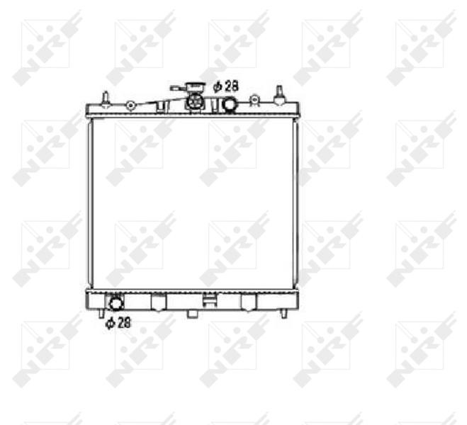 NRF Radiateur 53476