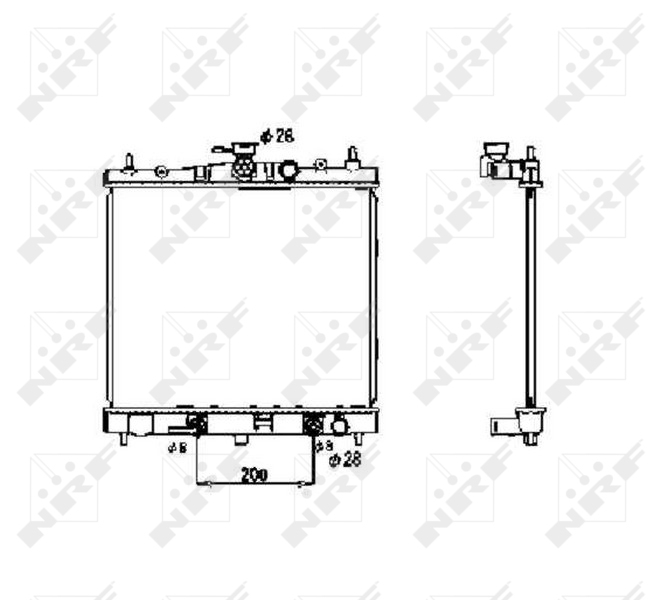 NRF Radiateur 53477