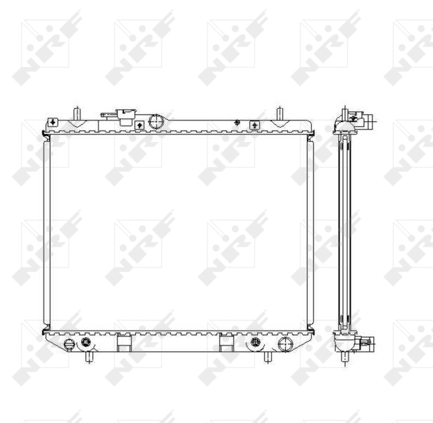 NRF Radiateur 53537