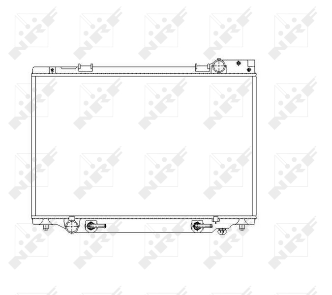 NRF Radiateur 53539