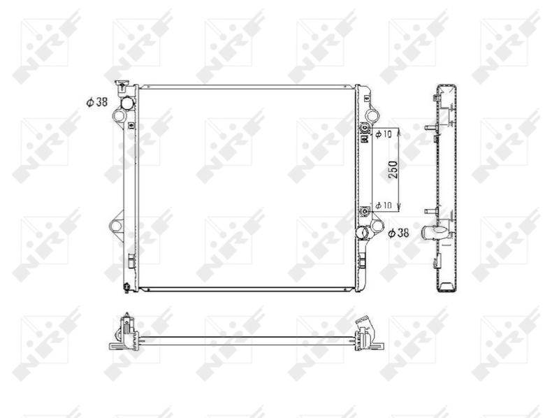 NRF Radiateur 53575