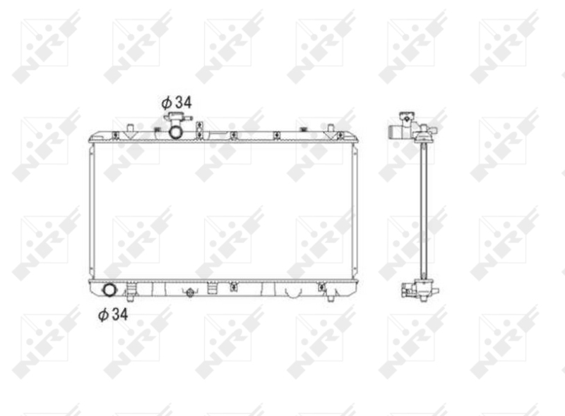 NRF Radiateur 53581